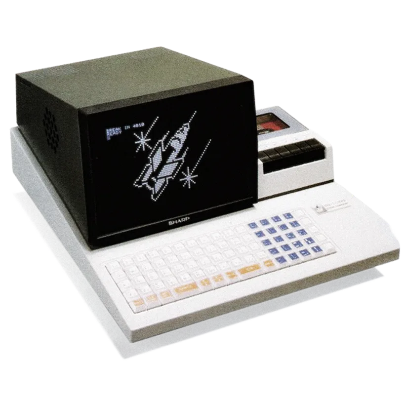 1982年当時のパソコン、シャープ MZ-80K2E